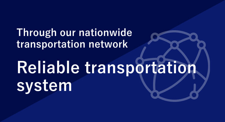 Stable transportation system with a nationwide network